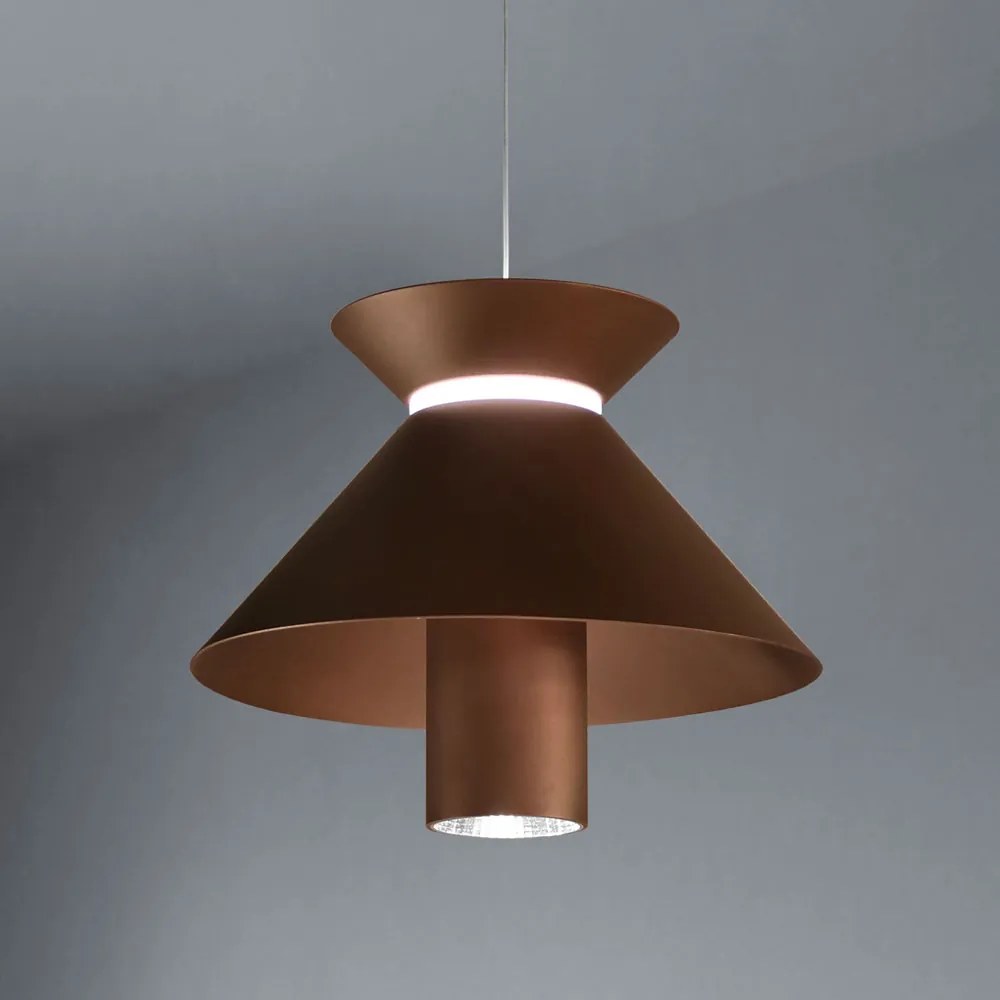 Vivida International  Hollyaudrey   pendant lamp  0077.30 Marrone ossidato