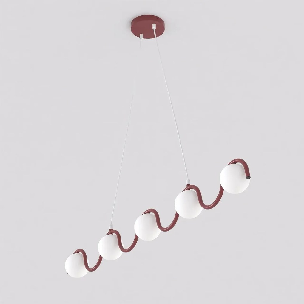 Lampada a Sospensione SINUS 5 5xG9 in Acciaio
