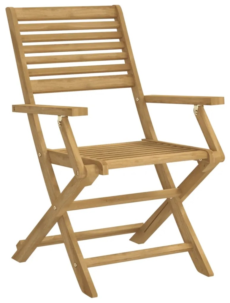 Set da pranzo da giardino 7 pz in legno massello di acacia