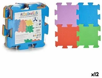 Tappeto Puzzle Multicolore Gomma Eva (12 Unità)