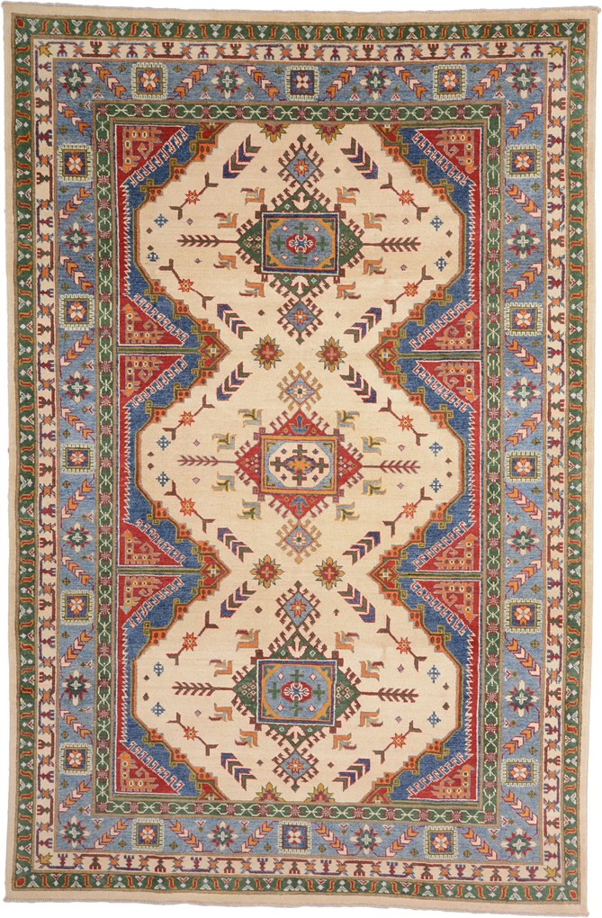 Kazak Tappeto orientale 300x200 (Pakistan) Annodato A Mano