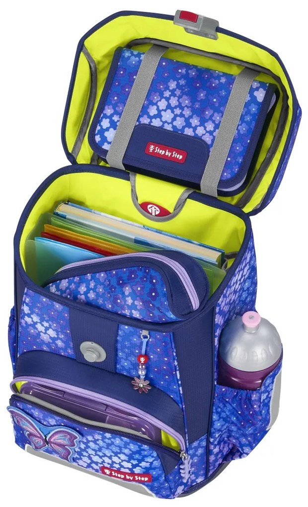 Zaino scuola Step by Step CLOUD, set 5 pezzi, Butterfly Maja