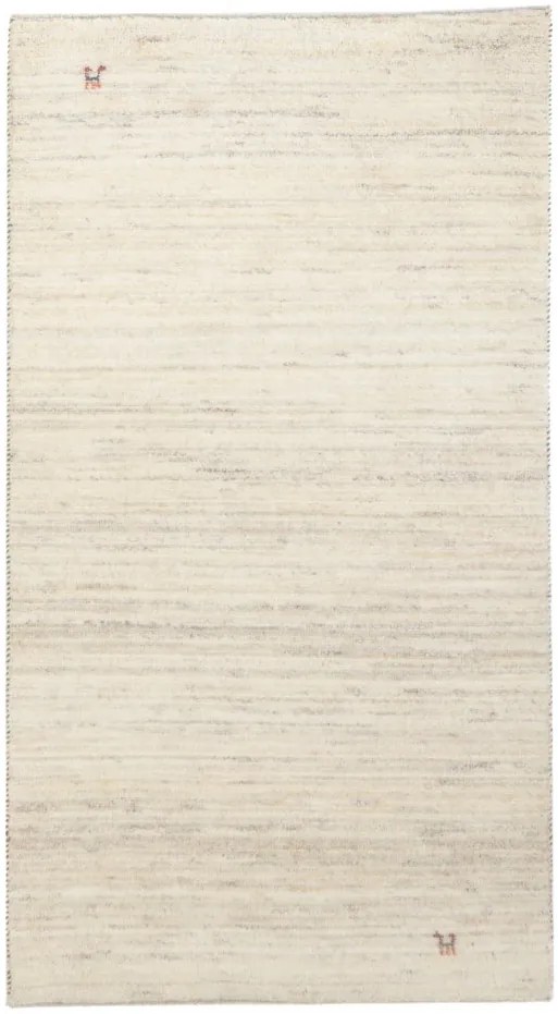 Gabbeh Tappeto persiano 70x140 Beige (Iran) Annodato A Mano