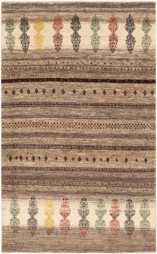 Loribaft Tappeto 200 x 120 Marrone (Iran) Annodato A Mano