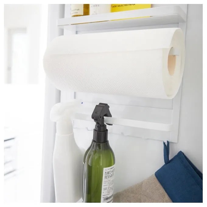 Grande cremagliera magnetica bianca da cucina Tower - YAMAZAKI