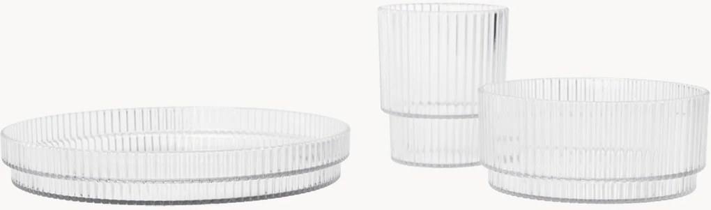 Set di 3 stoviglie per bambini Ripple
