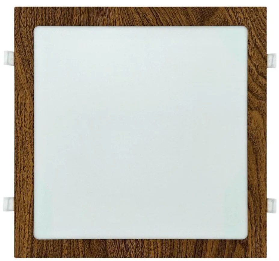 Lampada LED da incasso SQUARE LED/24W/230V 4200K 29,2x29,2 cm marrone