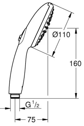 GROHE 26947001 - Doccetta VITALIO START, cromo lucido