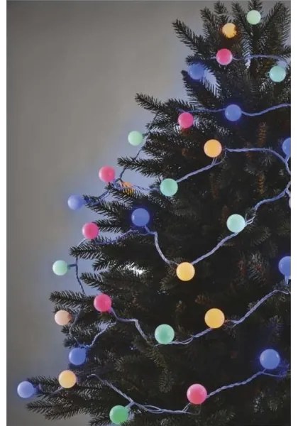 Catena LED da esterno natalizia 40xLED/9m IP44 multicolore