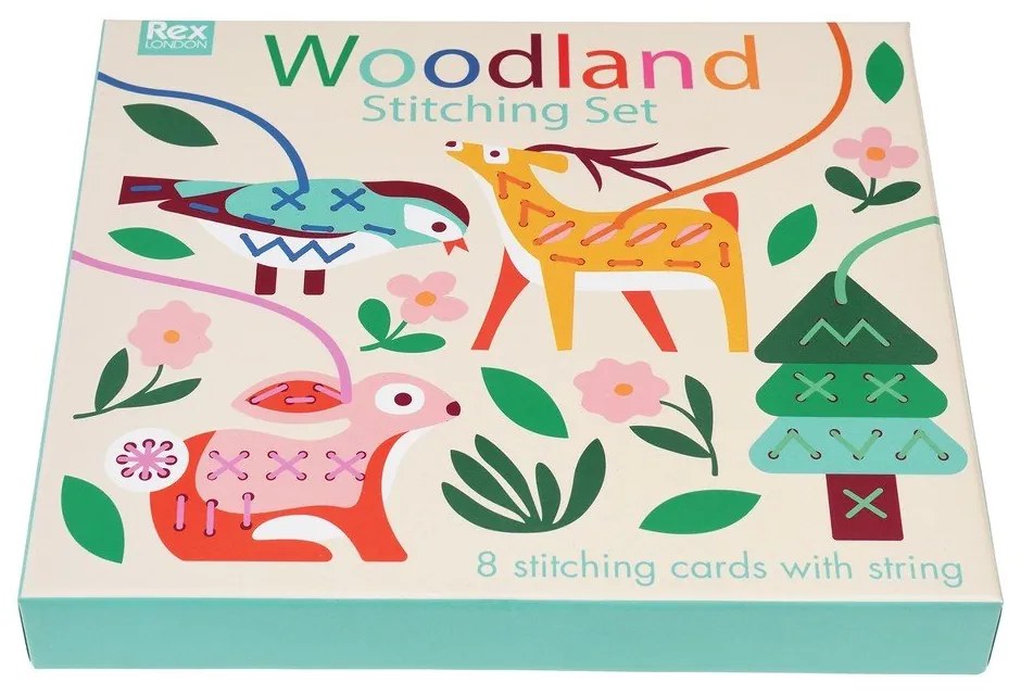 Set creativo Stitching set Woodland - Rex London