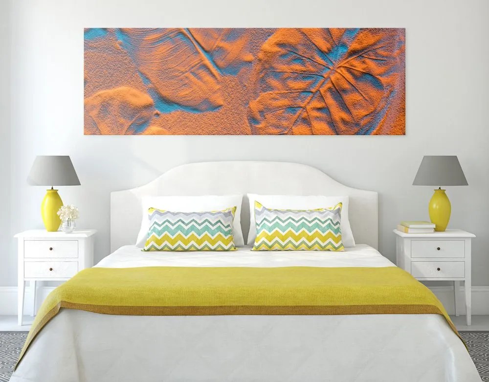 Quadro su tela – Texture interessante delle foglie