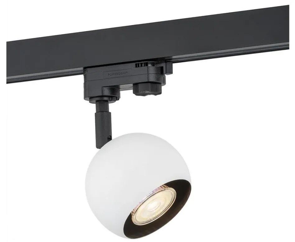 Argon 4377 - Faretto per sistema a binario MURI 1xGU10/5W/230V bianco