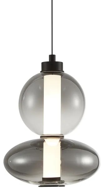 Lampadario LED a sospensione con filo DAPHNE LED/12W/230V grigio