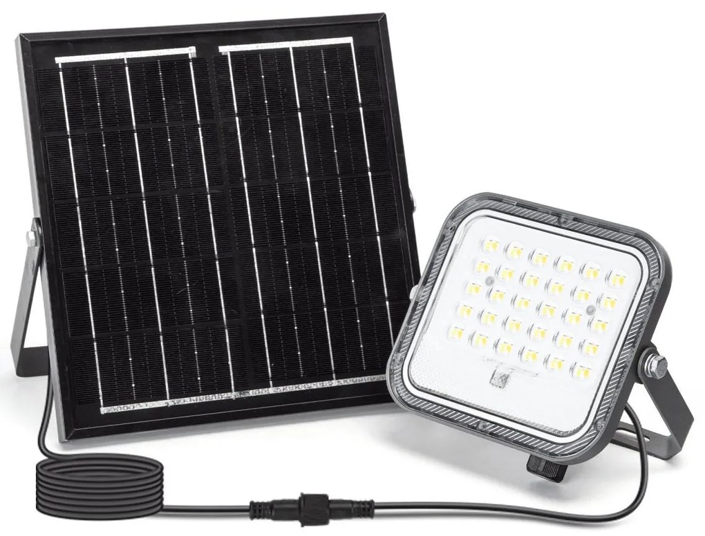Aigostar - LED Faro solare dimmerabile LED/50W/3,4V IP66 + +TC
