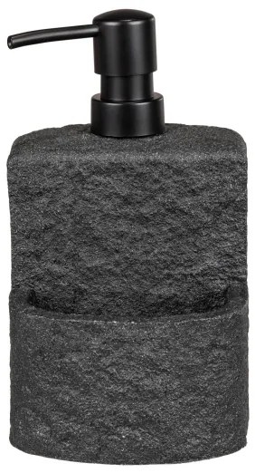 WENKO 54667100 - Dispenser di sapone FESTIVAL 10,5x18 cm nero