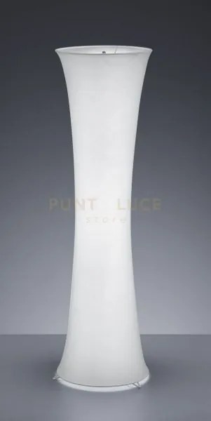 Gravis piantana in cotone bianco d. 35 h. 123 2 luci attacco e27