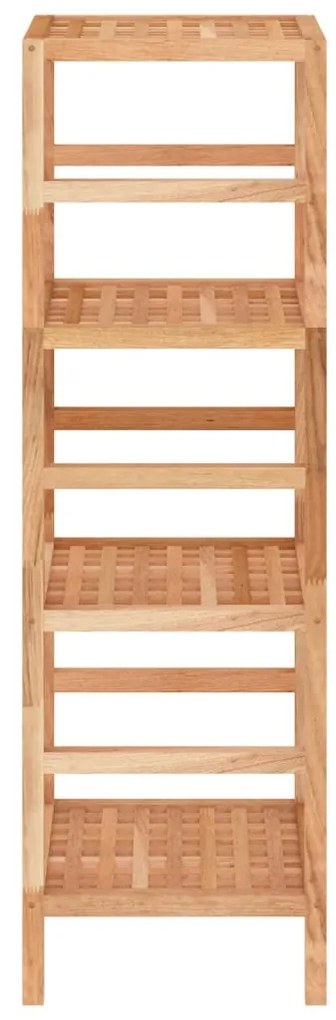 Scaffale da bagno 35,5x35,5x112,5 cm in legno massello di noce