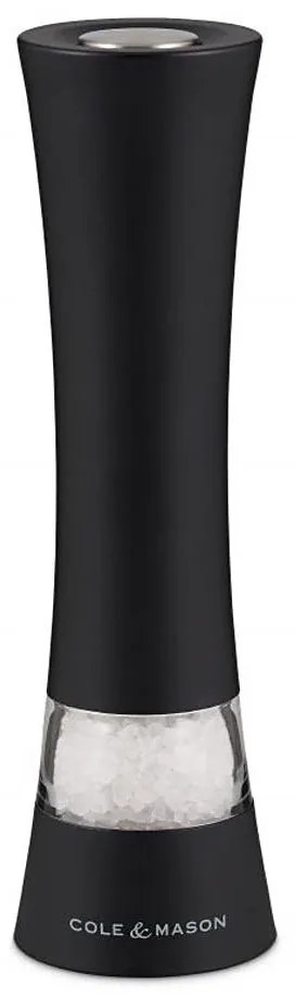 Cole&Mason - Macinino elettrico per spezie BURFORD 4xAAA 18 cm nero