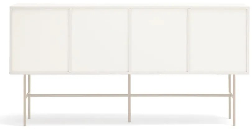 Cassettiera beige/color crema con porte scorrevoli 180x91x45 cm Nube – Teulat