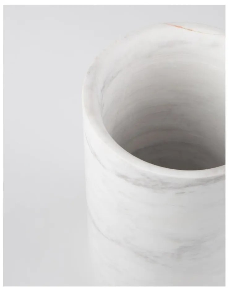 Vaso in marmo bianco Fajen - Zuiver