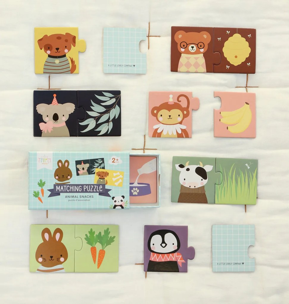 A Little Lovely Company - puzzle di abbinamento -  snack per animali