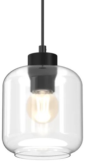 Lampadario a sospensione con filo SOMBRA 1xE27/60W/230V limpido