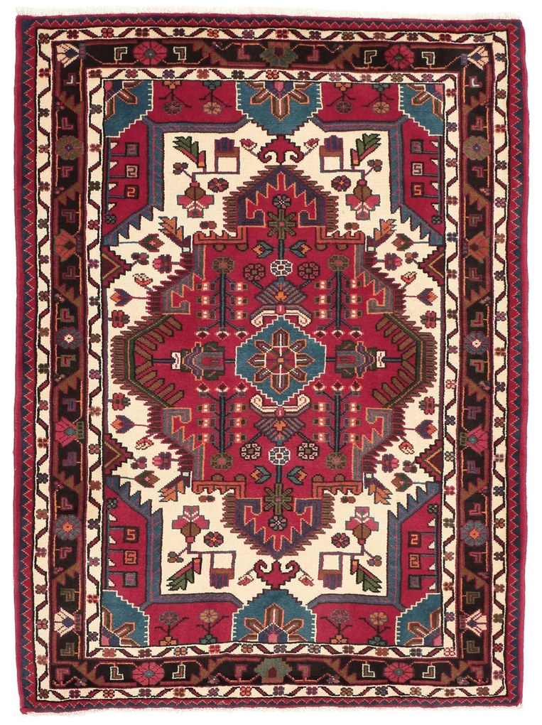 Tuyserkan Tappeto 160 x 120 Beige (Iran) Annodato A Mano