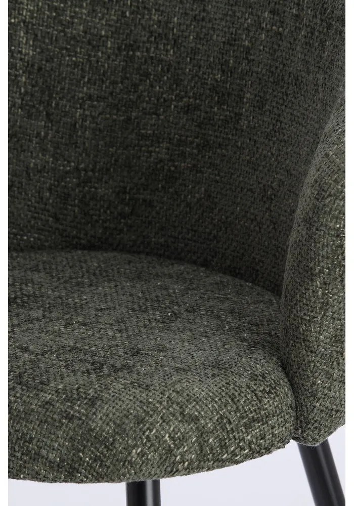 Set di sedie da pranzo color kaki in metallo 2 pz Radaja – Light &amp; Living