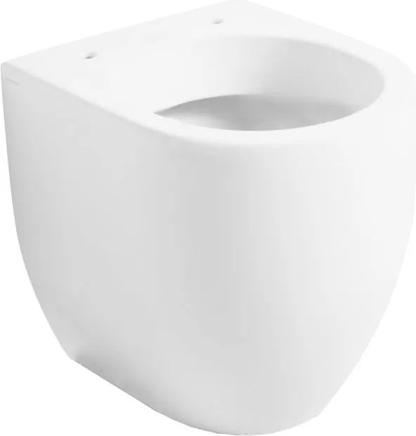 Vaso WC filomuro KERASAN flo, sedile escluso P 48 x L 37 x H 42 cm bianco lucido