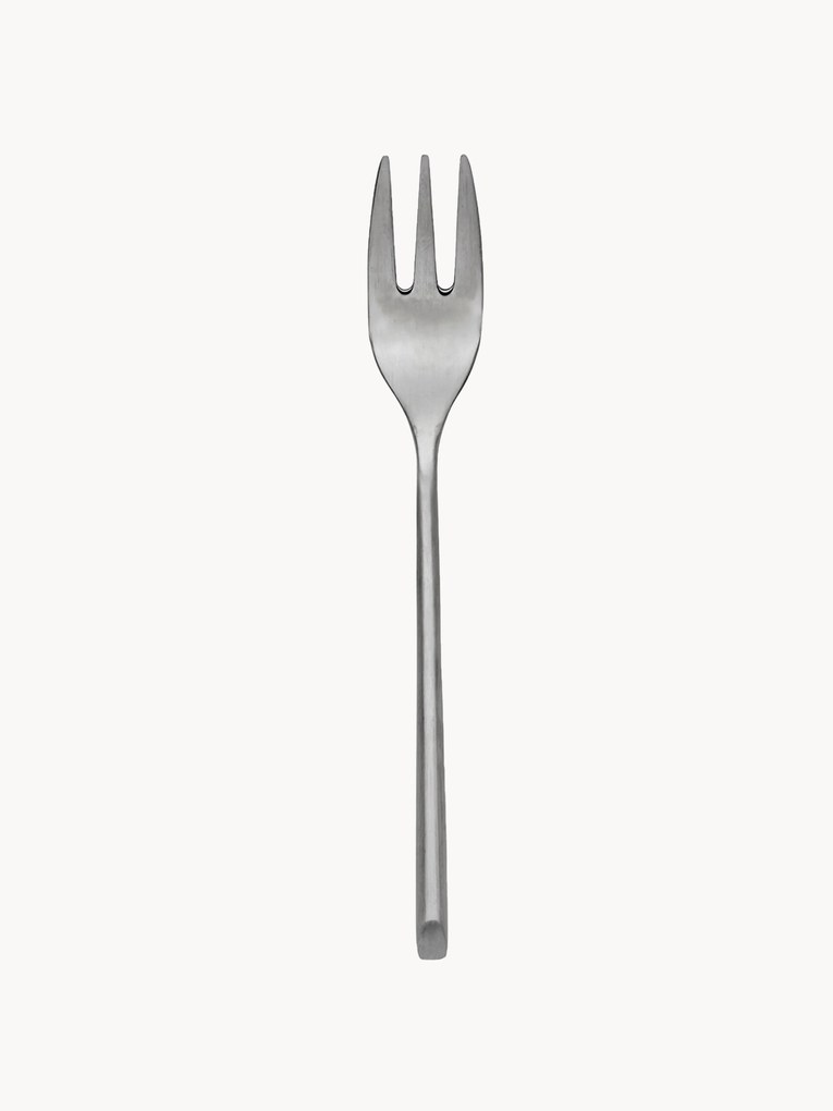 Set di 4 forchette da torta spazzolate fatte a mano Sletten
