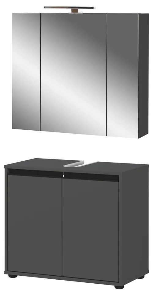 Set da bagno color antracite Lemont - Germania