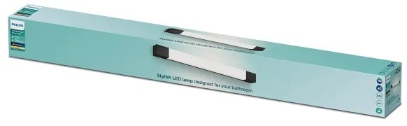 Philips - Lampada per specchio da bagno ROVER LED/10W/230V IP44 nero