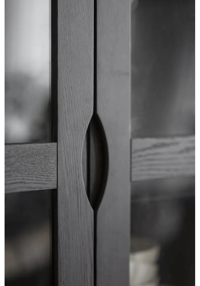 Vetrina marrone in rovere 82x185 cm Filippa - Rowico