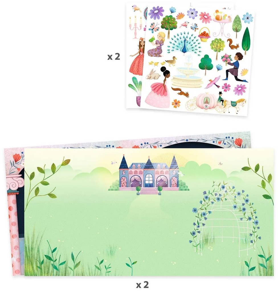 La vita al castello - Adesivi con storie