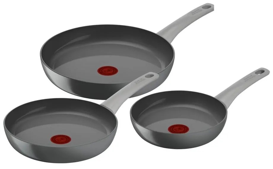 Teglie in ceramica-alluminio 3 pz. Renew On - Tefal