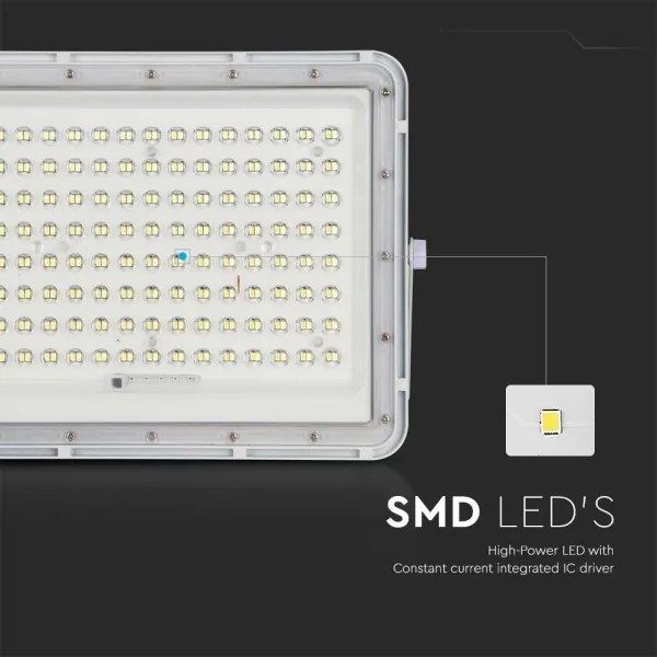 LED Proiettore solare da esterno LED/20W/3,2V 4000K bianco + +TC