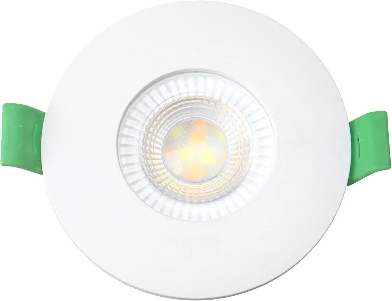 Faro LED da incasso 6W Dimmerabile CCT Foro ø70mm IP44 Colore Bianco Variabile CCT