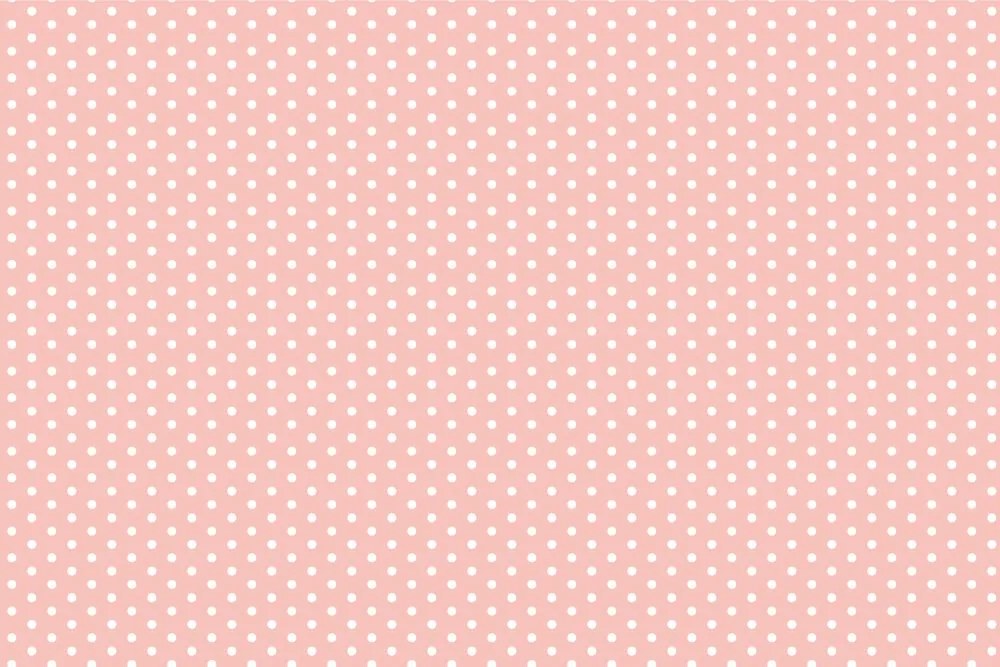 Carta da parati – Sfondo rosa punteggiato di punti bianchi