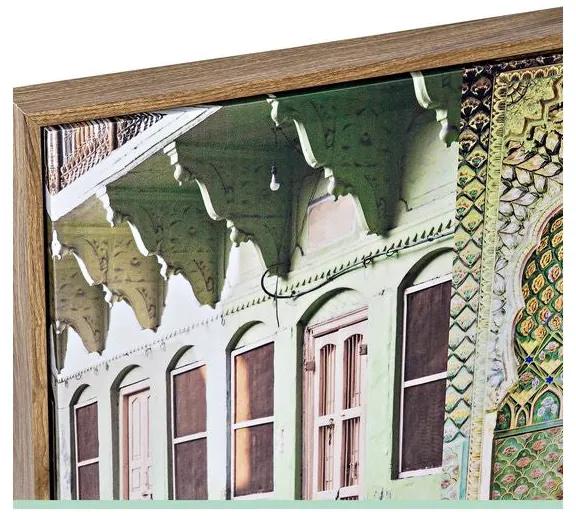 Quadro DKD Home Decor Indiana Laccato (2 pezzi) (120 x 2 x 40 cm)