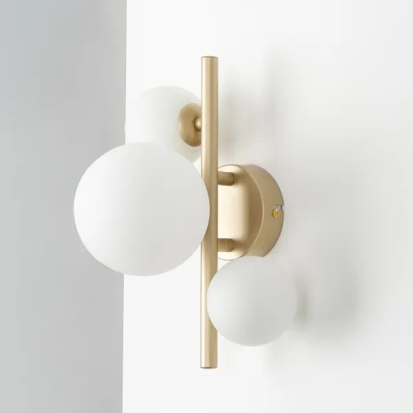 Brilagi - Applique a LED MILLA 3xG9/3W/230V oro/bianco