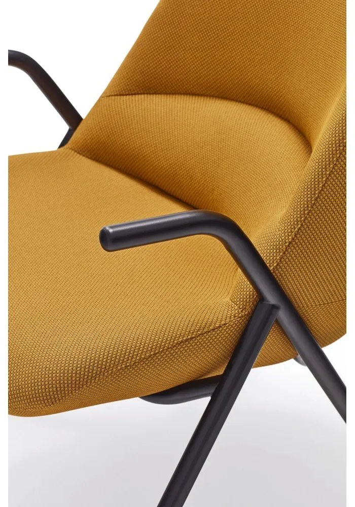 Poltrona gialla , altezza 114 cm Dins - Teulat