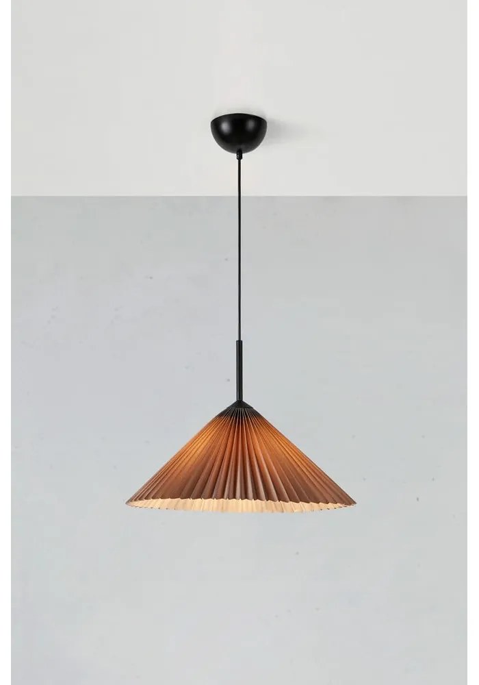 Apparecchio a sospensione grigio ø 50 cm Plisado - Markslöjd