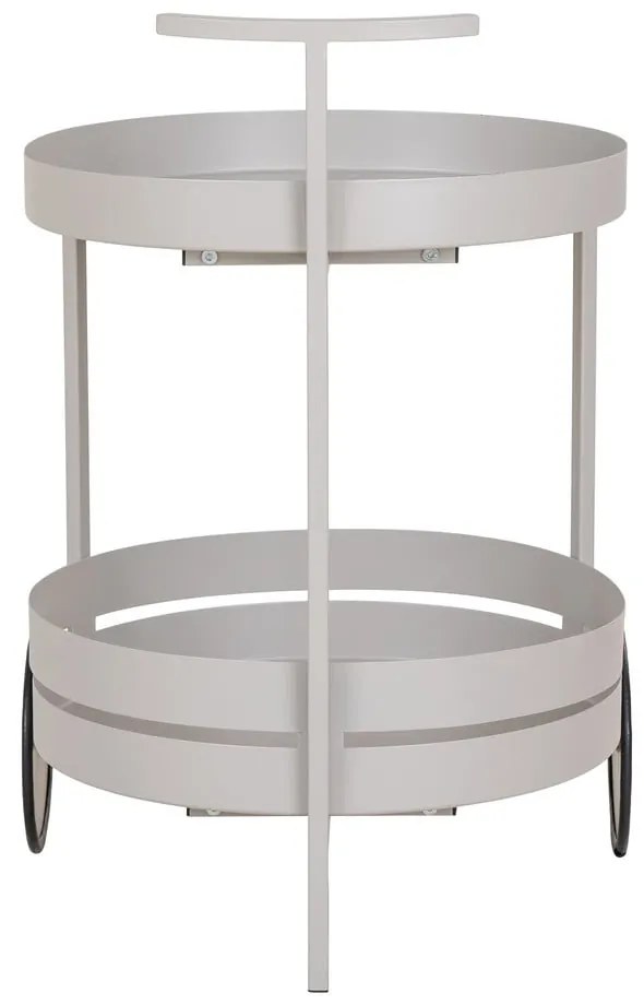 Tavolo da portata in metallo su ruote 40x49,5 cm Beja - House Nordic