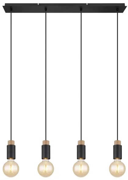 Globo 54045-4H - Lampadario a sospensione con filo MATTI 4xE27/40W/230V