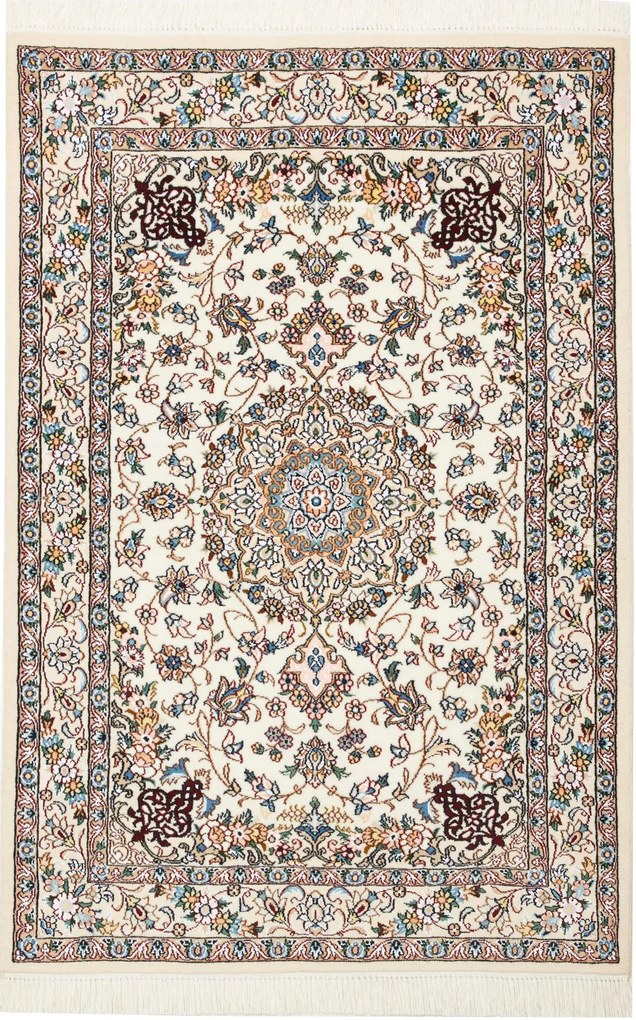 Nain Tappeto 100 x 150 (Iran) Annodato A Mano