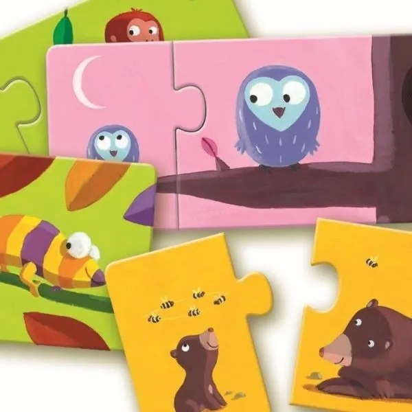 Puzzle Duo - animali piccoli