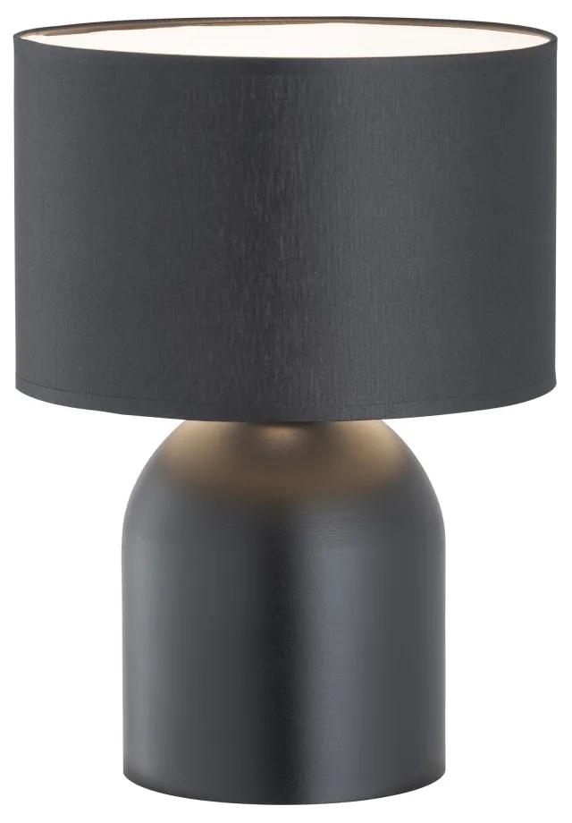 Lampada ASPEN LN1 BLACK E27 da Tavolo, Scrivania e Comodino Colore Nero