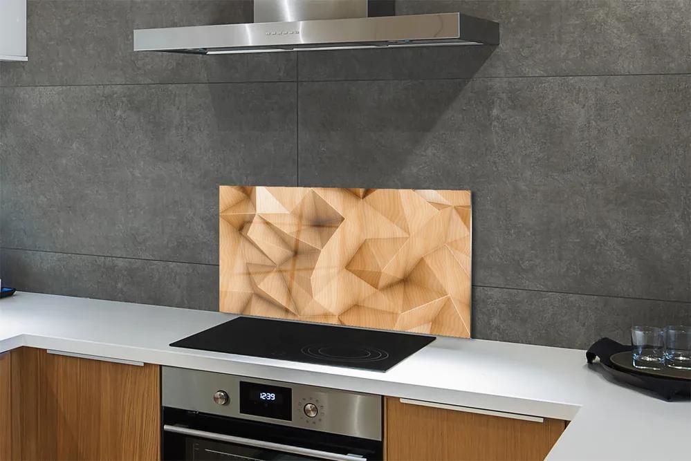 Rivestimento parete cucina Mosaico in legno massello 100x50 cm