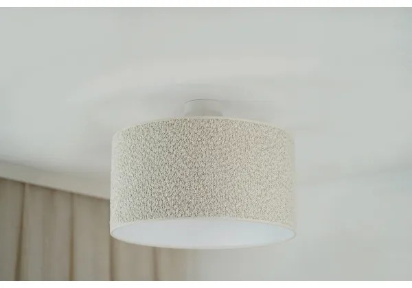 Brilagi - Lampadario a plafone BOUCLE ROLLER 1xE27/15W/230V diametro 45 cm color crema
