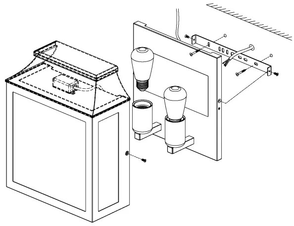 Eglo 97294 - Applique da esterno SONCINO 2xE27/60W/230V